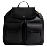 Coach Crosby 35 Br&auml;ndi logo Reguleeritav &otilde;larihm Krokodillinahast seljakott Suur naiste seljakott Must CY279-B4BK Basic Set (Bag+Dust Bag)