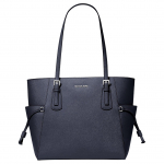 Michael Kors Mk Voyager Totes Kott Ostukott &Otilde;lakott Suur Naiste tote Tumesinine 35S5SV6T7L-NAVY Basic Set (Bag)