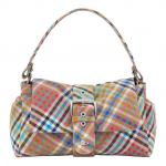 Vivienne Westwood sarapuu v&auml;rvi ruuduline metalldetailidega villane &otilde;lakott, suured naiste kotid, mitmev&auml;rviline 4601000GW-W01CV--MULTI Basic Set (Bag+Dust Bag)