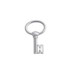 Hermes Curiosite Cle H&otilde;bedane V&otilde;tmehoidja Ripats Naiste Aksessuaarid H071723FP00 Silver,F