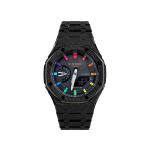 CASIO Unisex Vedelkristall, Analoogne Kahekordse N&auml;idikuga Seeria 48,5 mm Must Kell GA-2100SU-1A(Watch8--) Regular Watch Box