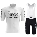 2026 Suvine Pro Team INEOS GRENADIERS Valge Jalgrattar&otilde;ivastus Jalgrattas&auml;rgi Komplekt Meeste Maanteejalgratta S&auml;rgi &Uuml;likond Jalgratta P&uuml;ksid Asian size-XL white