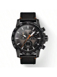 TISSOT Supersport Chrono Korvpalli Eril Edition Meeste Kvartsikell - Must Tihvild, Nahkrihm, Helendav, 100M Veekindel, Mudel T125.617.36.081.00 must