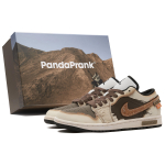 Jordan Air Jordan 1 Low Panda Prank, Pioneer Knight, Sandstorm, Eriv&auml;ljaanne Madalad Vintage Korvpallijalatsid Meeste 553558-132(TeamH-S-BOX) 44