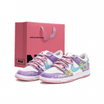 Nike Dunk nahast kulumiskindlad madalad rulaketsid naistele roosad lillad FB9109-125(Team1517-SBOX) 40