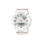 Casio G-Squad Series Bluetooth &Uuml;hendusega Fitness Mitmefunktsiooniline Spordi 200M Veekindel Kvartsliikumine Vaikrihmaga Kell Naiste kellad GMA-B800-7A White Dial