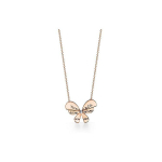 Tiffany & Co. Return To Tiffany kollektsioon 925 h&otilde;be liblikas 18K roosakuld kaelakee Naiste kaelakee 63464708 Rose Gold