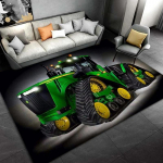 3D Autotraktorite Seeria Veoauto Vaip Libisemisvastane P&otilde;randamatt Lastele Kodu Elutuba Magamistuba Diivani Kaunistus 40x60cm (16x24in)