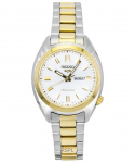 Seiko 5 Sports Hebitama SNXS Roostevaba teras H&otilde;bedane sihver Automaatne SRE024K1 100M Naiste k&auml;ekell h&otilde;be