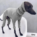 Moodsad neljajalgse ribilise koera riided Turtleneck lemmiklooma kampsun Whippetile Itaalia hurtile Talvine pullover kombinesoon suurtele koertele S hall