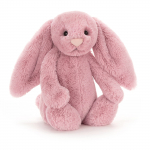 Jellycat Bashful Bunny M Pehmem&auml;nguasi Istuv K&otilde;rgus Tulp Roosa J&auml;nes, 20cm, roosa