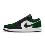 Jordan Air Jordan 1 Reverse Black Green Kulumiskindlad Madalad Vintage Korvpallijalatsid Unisex 553558-165(Team701-F) 42