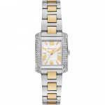 Michael Kors MK4882 Emery Valge sihverplaadiga naiste k&auml;ekell 22mm h&otilde;be