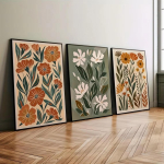 3 tk Kaasaegsed boheemlaslikud raamita l&otilde;uaspildid | Seinakunst l&otilde;uasmaal, Magamistoa elutoa seinakaunistus, K&ouml;&ouml;gi koridor (as the picture,50x70cm-3pcs) gray