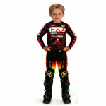 motokrossi laste komplekt MX s&auml;rk ja p&uuml;ksid lastele laste komplekt mustuseratta MTB DH UTV Enduro varustuse komplekt maastikuralliks noorte v&otilde;idus&otilde;idukost&uuml;&uuml;m YS-20 (15-19KG) must