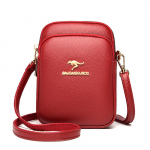 Kvaliteetne Nahast Elegantne Naiste Kestkott Rahakotid K&auml;ekotid Luksuslik Disainer &Otilde;la Crossbody Messenger Kotid Naiste Rahakott Sac punane