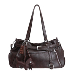 Vintage pruun mitme taskuga hobo kott pehmest PU-nahast &otilde;lakott k&auml;ekott koera ripatsiga naistele vabaaja igap&auml;evaseks ostlemiseks Satchel No Pendant kohv