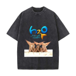 2025 uus H2O Just Add Water Merineitsid Meeste Suvine T-s&auml;rk Puuvillane Vintage Pesuga T-s&auml;rgid S