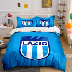 Lazio logo sinine voodipesukomplekt Voodipesu Tekikoti komplekt Tekikott Padjap&uuml;&uuml;rid (1 * Tekikott 2 * Padjap&uuml;&uuml;ri, ilma tekita) 135x200cm