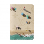 Louis Vuitton taskukorraldaja Sunshine Beachi puhkuse muster Monogramm kaetud l&otilde;uend Kaardihoidja Unisex rahakotid Liiv M2A344 Box(Basic Set+Box)