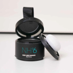 NH&deg;6 Juuksepiiri Puuder | Katab Juurev&auml;rvi Puuduj&auml;&auml;gid Juuksepiiril | Kauap&uuml;siv | Mat Finish | Peen Puuder 5 grammi (Looduslik must) black