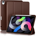 iPad Air 11-tollise korpuse jaoks M4 M3 M2 2024 2025 2026 iPad Air 5 5. 4. p&otilde;lvkonna 10.9 2022 2020 Pliiatsihoidjaga Kate (Brown,iPad Air 4 Air 5) pruun