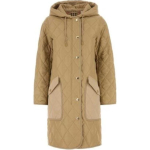 Burberry teemantmustriga kapuutsiga mantel 80963521 M kaamel