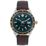 Versace meeste Hellenyium &Scaron;veitsi kvartsikell 42mm V11090017 roheline
