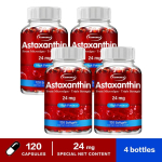 Xemenry Astaxanthin 24mg pehmekapslid 120 tk &mdash; Antioks&uuml;dantne tugi, igap&auml;evane heaolu, toitumine 120*4
