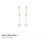 Swarovski Lilia kunstkristallk&otilde;rvar&otilde;ngad Naistele Roosa Kuld 5382364 One Size 1 roosa kuldne v&auml;rv