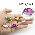 Kalap&uuml;&uuml;gi landid 5 tk/10 tk p&uuml;&uuml;gis&ouml;&ouml;da popper &Uuml;ks konks Walleye Bass kalap&uuml;&uuml;gi landid j&auml;&auml;p&uuml;&uuml;k 4cm