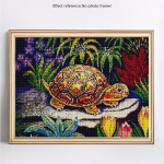 teemantmaaling t&auml;is Ring saabumise loomade pildid rhinestones teemant 20X30