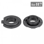 2tk Paar H7 LED-esitulede pirni aluse adapteri pistikupesa hoidiku hoidik