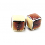 NOA [H4741] - Boucles Cr&eacute;ateur 'Coloriage' marron beige pruun