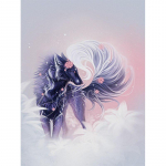 T&auml;is&uuml;mmargune puur Teemanttikandid Cartoon Horse 5D DIY Teemantmaal ristpistes 20X30CM