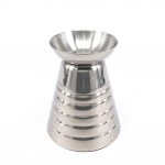 1 tk. Roostevabast terasest Cocktail Jigger Liquid Mini Espresso Shot klaas, kuni 2,5 untsi, 75 ml
