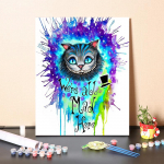 DIY maalimine numbrite j&auml;rgi Digitaalne &otilde;limaal Hobid Numbrid &Otilde;limaal Kujutav kunst Kodukaunistus &Otilde;limaal numbrite maalimine 40x50cm no frame