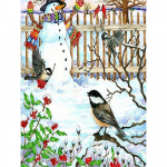 T&auml;isruudukujuline teemantmaaling j&otilde;ulude teemanttikandid linnud loomamosaiikide m&uuml;&uuml;k talvine k&auml;sit&ouml;&ouml;komplekt k&auml;sit&ouml;&ouml;na valmistatud kingitus Full Round 20X30CM punane