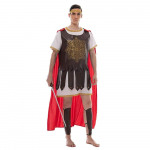 T&auml;iskasvanud meeste Rooma s&otilde;dalase kost&uuml;&uuml;m, s&otilde;dur Halloweeni gladiaatorite peol, riietuvad Cosplay-le M