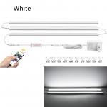 PIR liikumisandur kapi valgustid kapi valgustus juhtmevaba USB laetav energias&auml;&auml;stlik LED &ouml;&ouml;valgusti riba kapi kapi riidekapi trepp 15cm valge