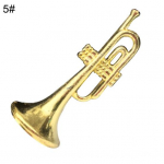 1/12 Dollhouse Miniatuurne plastist viiul Saksofon mudel Muusikariistade Decor