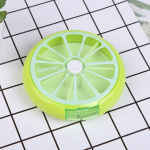 Igan&auml;dalane p&ouml;&ouml;rlev tabletikarp reisipillide &uuml;mbris jaoturi korraldaja ravimikarp 7-p&auml;evane tabletikonteiner Pastillero oranž