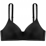 Flarixa New Fashion naiste rinnahoidja &uuml;lest&otilde;stetav &otilde;mblusteta, ilma j&auml;lgi ja terasest r&otilde;ngaga rinnahoidja, mugav hingav, suur AB Cup aluspesu 32/70 AB must