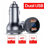 Essager Mini USB autolaadija kiirlaadija 3.0 kiirlaadimislaadija iPhone Xiaomi Auto Type C QC PD 3.0 mobiiltelefoni laadija jaoks Dual USB