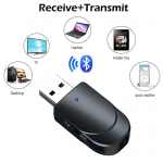 3-&uuml;hes KN330 Bluetooth 5.0 helisaatja vastuv&otilde;tja USB arvuti teleri adapter auto kahekordne v&auml;ljund k&otilde;larite jaoks k&otilde;rvaklapid