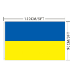 Sinine Kollane Ua Ukr Ukraina lipp kaunistamiseks 60X90/90X150cm 90x150cm