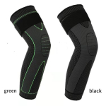 1 tk elastne kompressioon p&otilde;lve toetav surveside V&otilde;rkpall Pikad p&otilde;lvekaitsmed kate P&otilde;lvetugede varrukakaitsed Sport M roheline