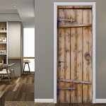 Maastikuga uksekleebised 3D Eemaldatavad Vinilos Para Puertas Kleepuv tapeet Kunstseinamaalingud uste jaoks Biblioteek Kaasaegne kodukaunistus DZMT381