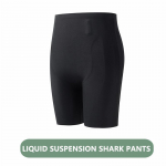 Flarixa 6D vedel vedrustusega keha kujundaja l&uuml;hikesed p&uuml;ksid k&otilde;rge v&ouml;&ouml;kohaga k&otilde;ht puusa t&otilde;stmiseks turvap&uuml;kste bokser &otilde;mblusteta naiste alusp&uuml;ksid M must