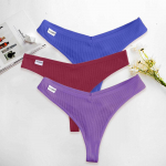 3 TK/komplekt M-XL Naiste puuvillane pesu 9 &uuml;hev&auml;rvilised alusp&uuml;ksid G-string Seksikad V-taljega stringid T&uuml;drukute aluspesu Naiste alusp&uuml;ksid L